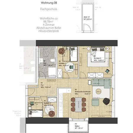 Seaside Luxus 8 Mit Balkon Und Fahrstuhl *